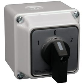 Krabicový reverzačný vačkový prepínač motora, 1-0-2