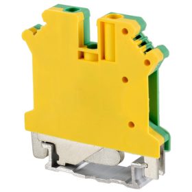 Radová svorka pre ochranný (PE) vodič, zeleno-žltá