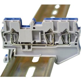 3-svorková rad.svorka pre neutrálny (N) vodič, modrá