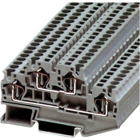   Dvojnásobná radová svorka pre neutrálny (N) vodič, modrá