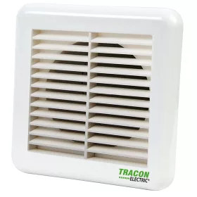   Vonkajšia pevná žalúzia s mriežkou, ku kúpeľň. ventilátoru