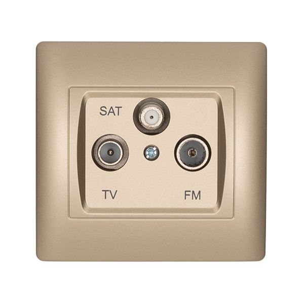 RHYME TV+FM+SAT ZÁSUVKA ŠAMPANSKÁ