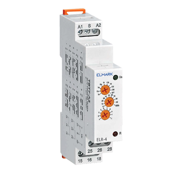 ELR-4 MULTIFUNKČ. RELÉ 12-240V AC/DC 2ХSPDT 2x16А