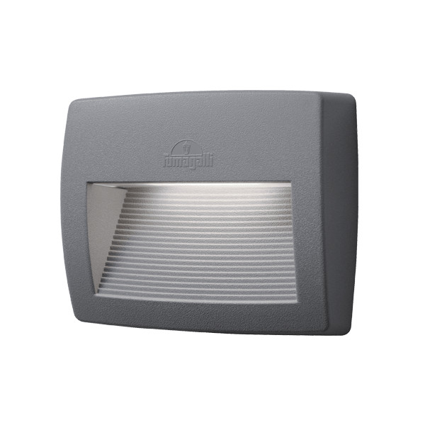 LORENZA 190 LED NÁSTENNÉ SVIETIDLO 7.5W CCT 4000K IP55 SIVA