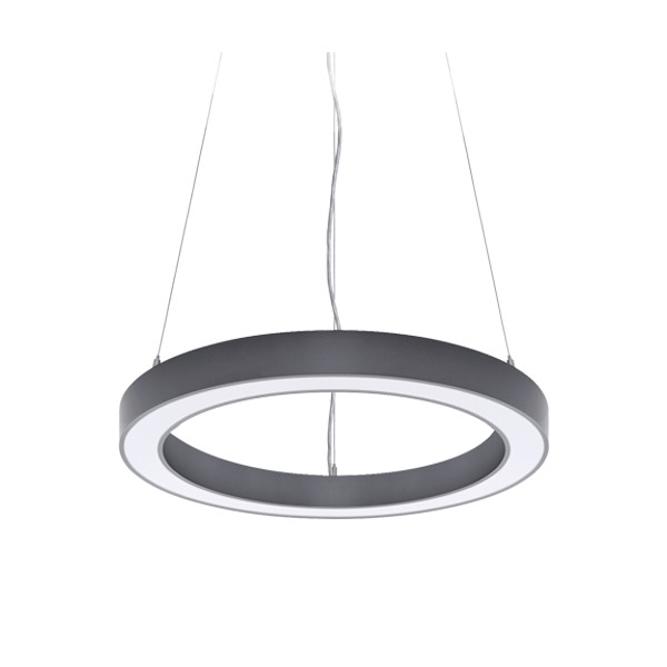 KRÚŽKY LED KRUHOVY MODEL 35W 4000K D600 ŠEDY